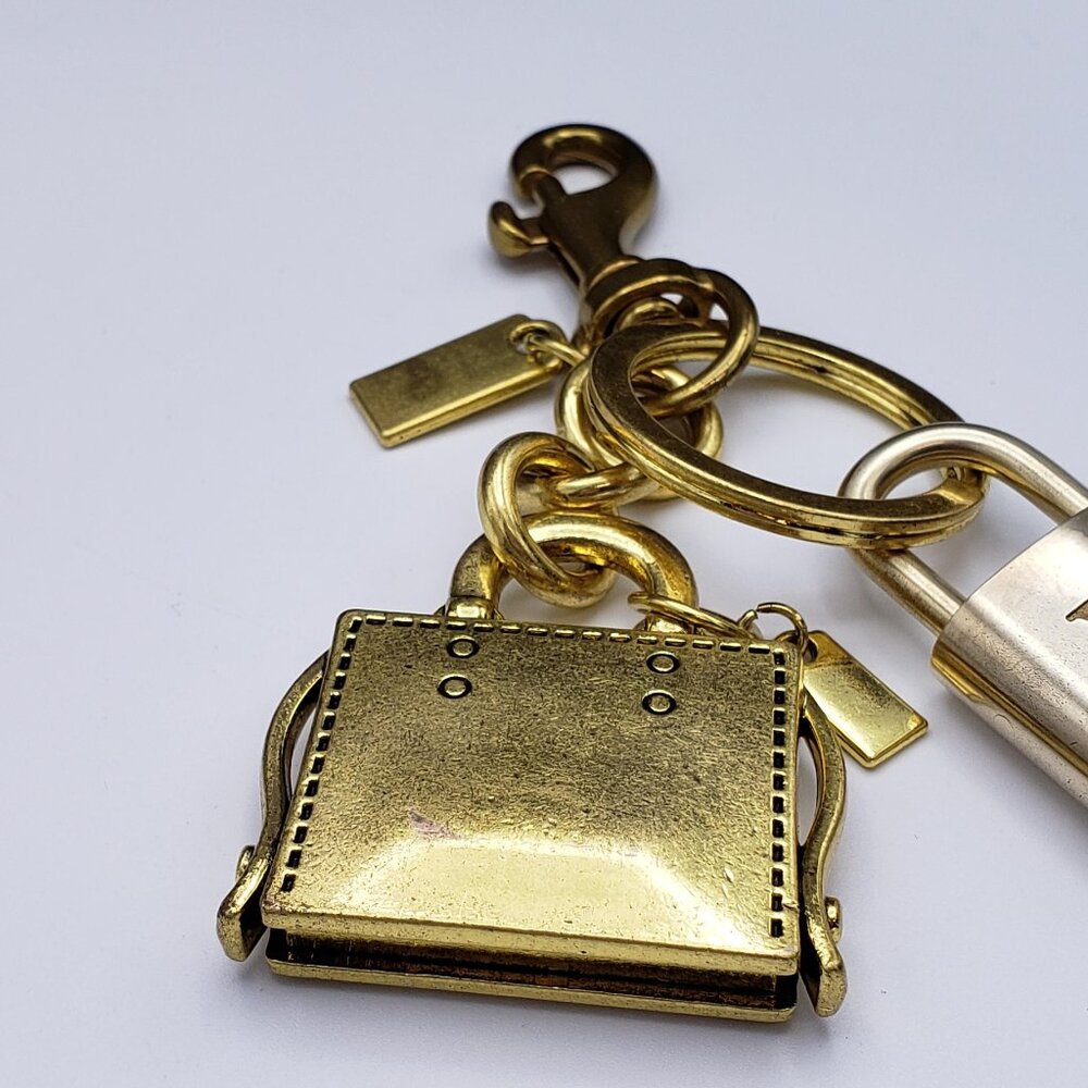 Louis Vuitton Authentic Gold Lock 🔒Unbranded Bag Keychain Charm for Bags - Picture 5 of 14